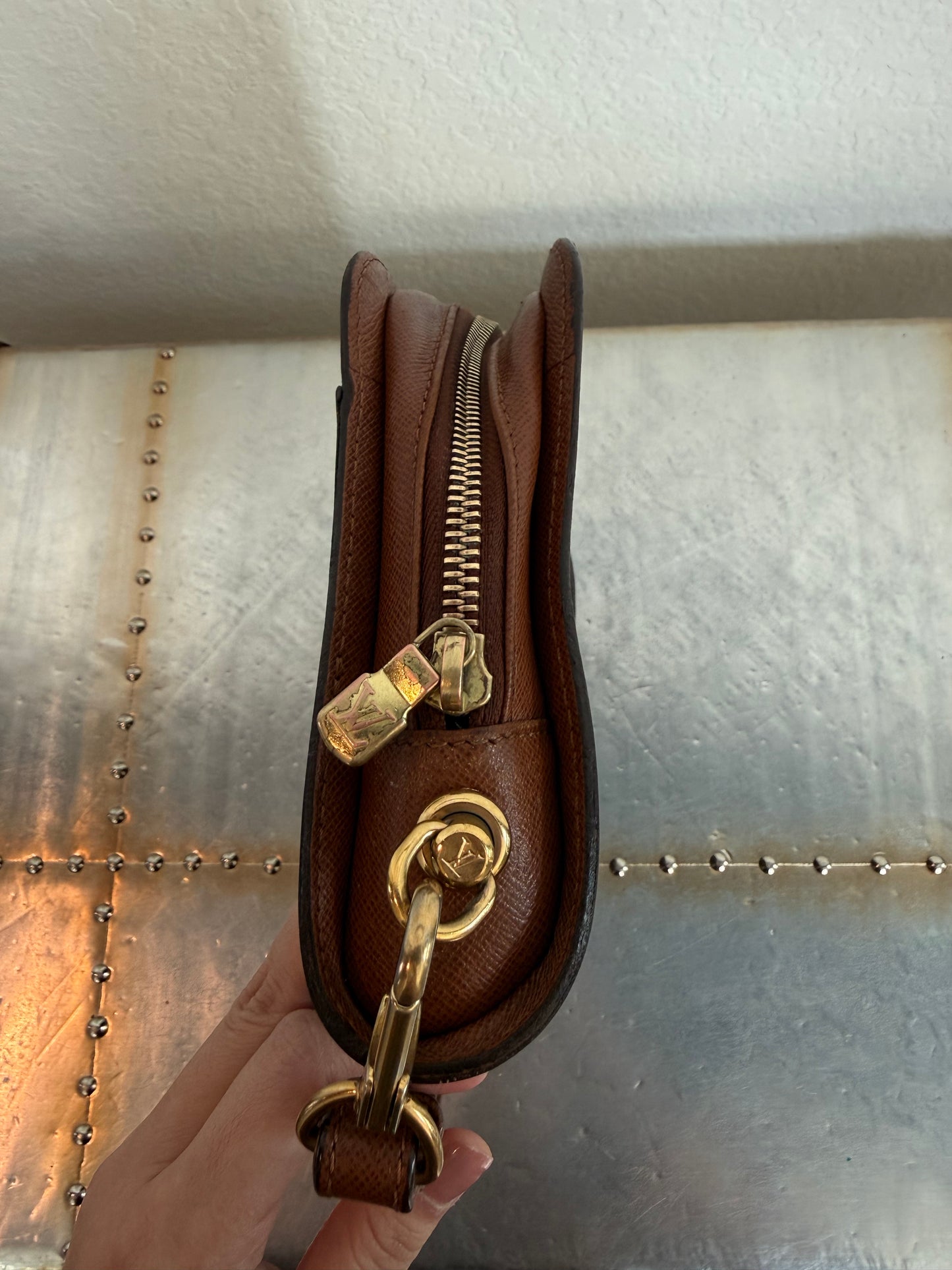 Pre-owned Authentic Louis Vuitton Monogram Orsay Clutch Handbag