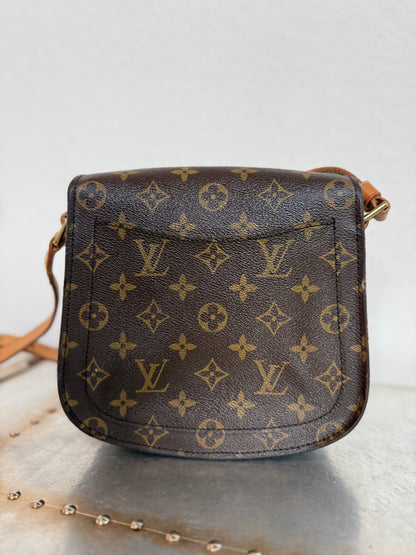 Pre-owned Authentic Louis Vuitton Saint Cloud MM Monogram Crossbody Bag