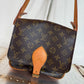 Pre-owned Louis Vuitton Cartouchiere MM Monogram Shoulder / Crossbody Bag