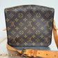 Pre-owned Louis Vuitton Cartouchiere MM Monogram Shoulder / Crossbody Bag