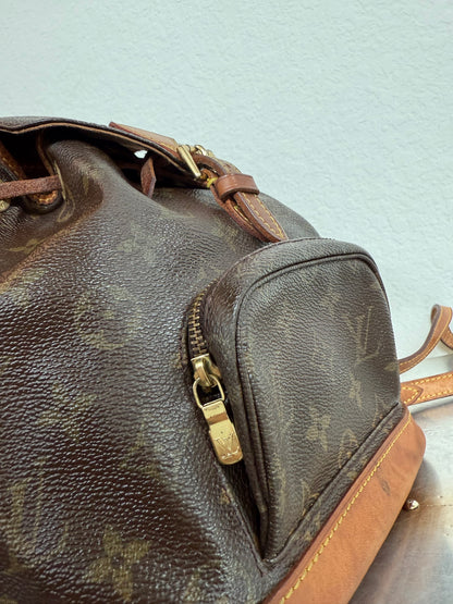 Pre-owned Authentic Louis Vuitton Montsouris Mini Monogram Backpack