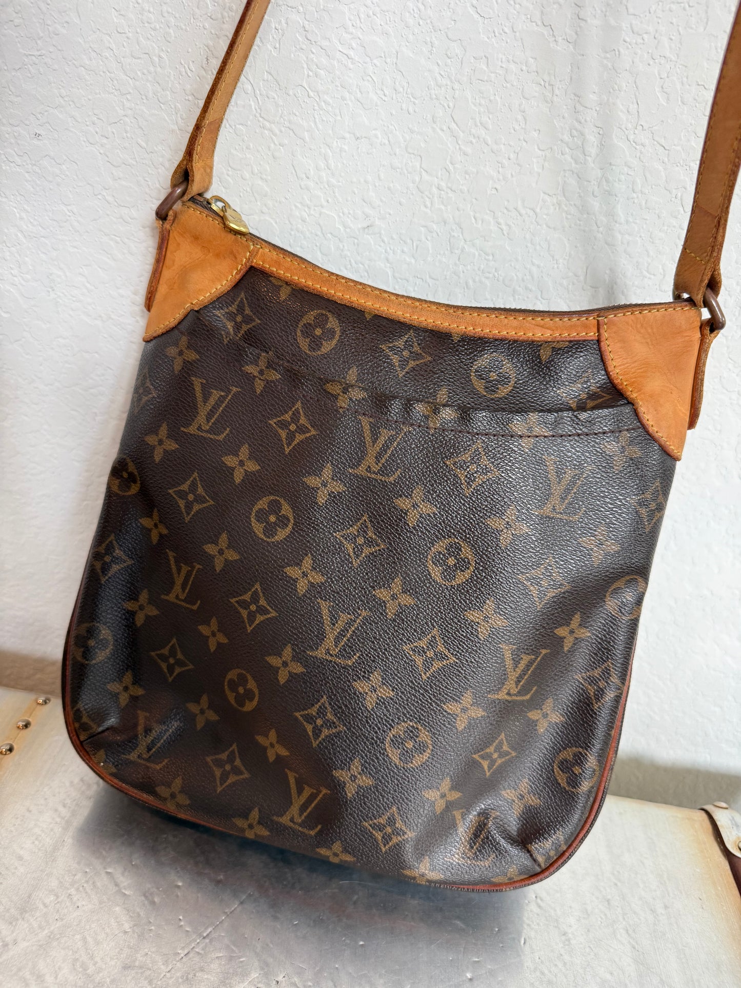 Pre-owned Authentic Louis Vuitton Odeon PM Monogram Shoulder / Crossbody Bag