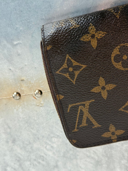 Pre-owned Authentic Louis Vuitton Zippy Monogram Long Wallet