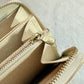 Pre-owned Authentic Louis Vuitton Damier Azur Zippy Long Wallet