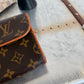 Pre-owned Authentic Louis Vuitton Monogram Florentine Waist Bag