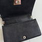 Pre-owned Authentic CHANEL Boy Medium Flap RARE Patent Sequin Shoulder Bag