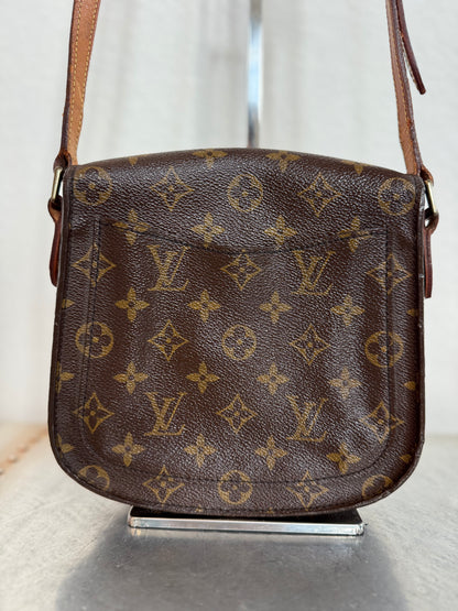 Pre-owned Authentic Louis Vuitton Saint Cloud MM Monogram Crossbody Bag