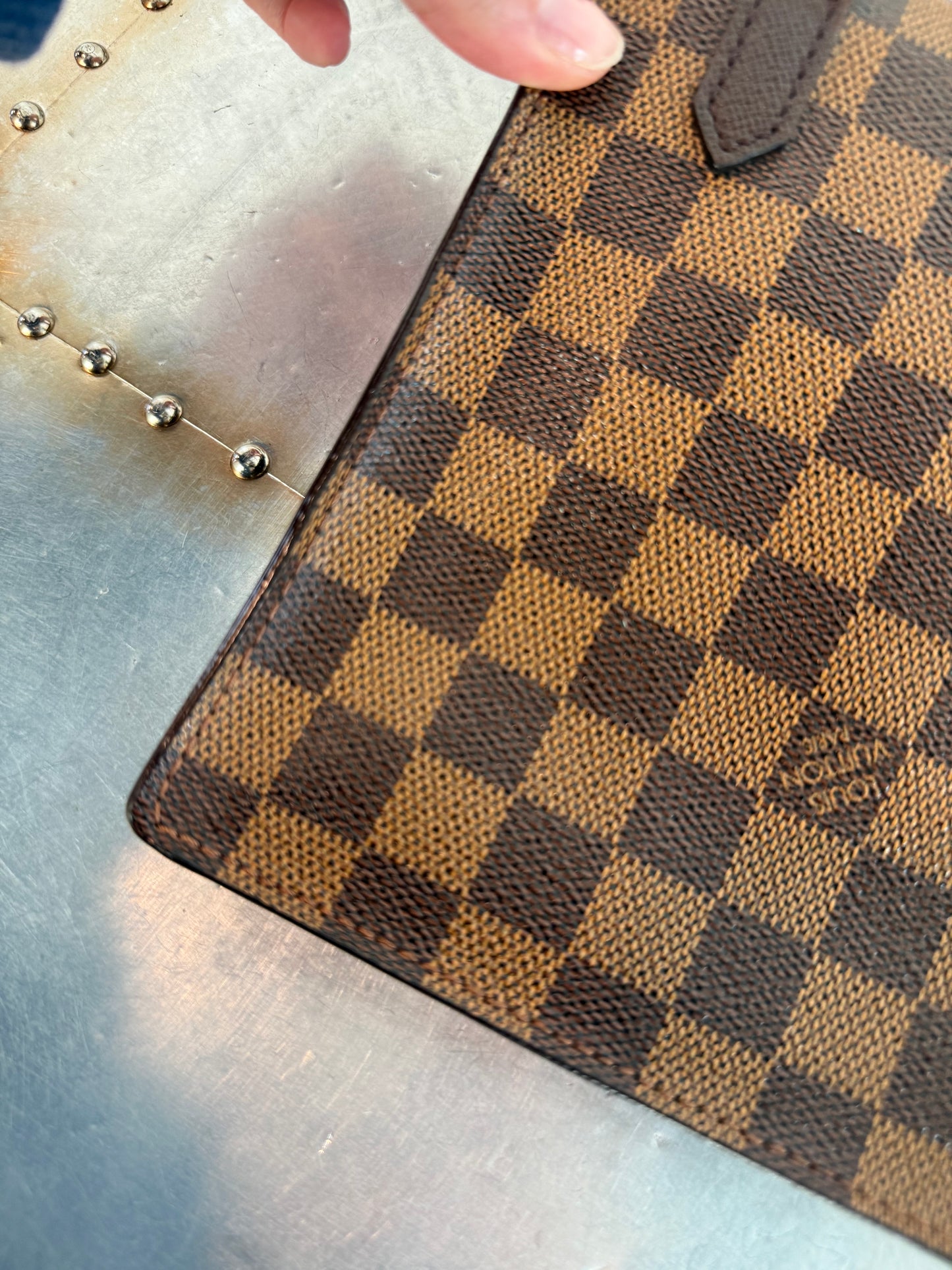 Pre-owned Authentic Louis Vuitton Pimlico Damier Ebene Shoulder / Crossbody Bag