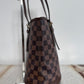 Pre-owned Authentic Louis Vuitton Bucket Damier Ebene Shoulder Bag