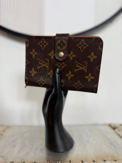 Pre-owned Authentic Louis Vuitton Porte Papier Monogram Zip Wallet