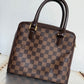 Pre-owned Authentic Louis Vuitton Brera Damier Ebene Handbag