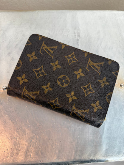 Pre-owned Authentic Louis Vuitton Porte Papier Monogram Zip Wallet