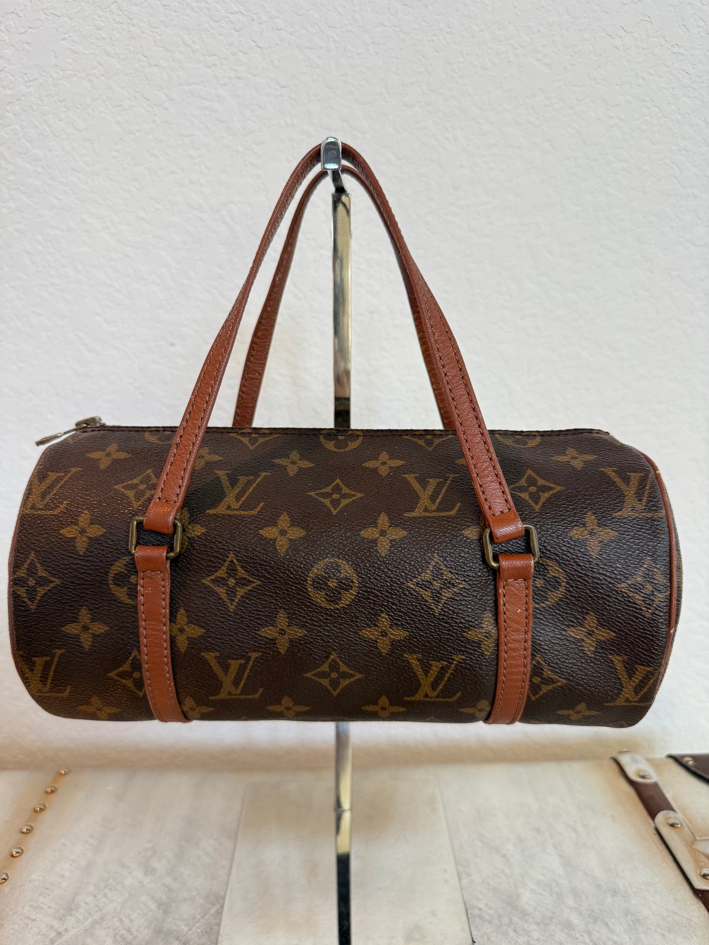 Pre-owned Vintage Authentic Louis Vuitton Papillon 26 Monogram Handbag