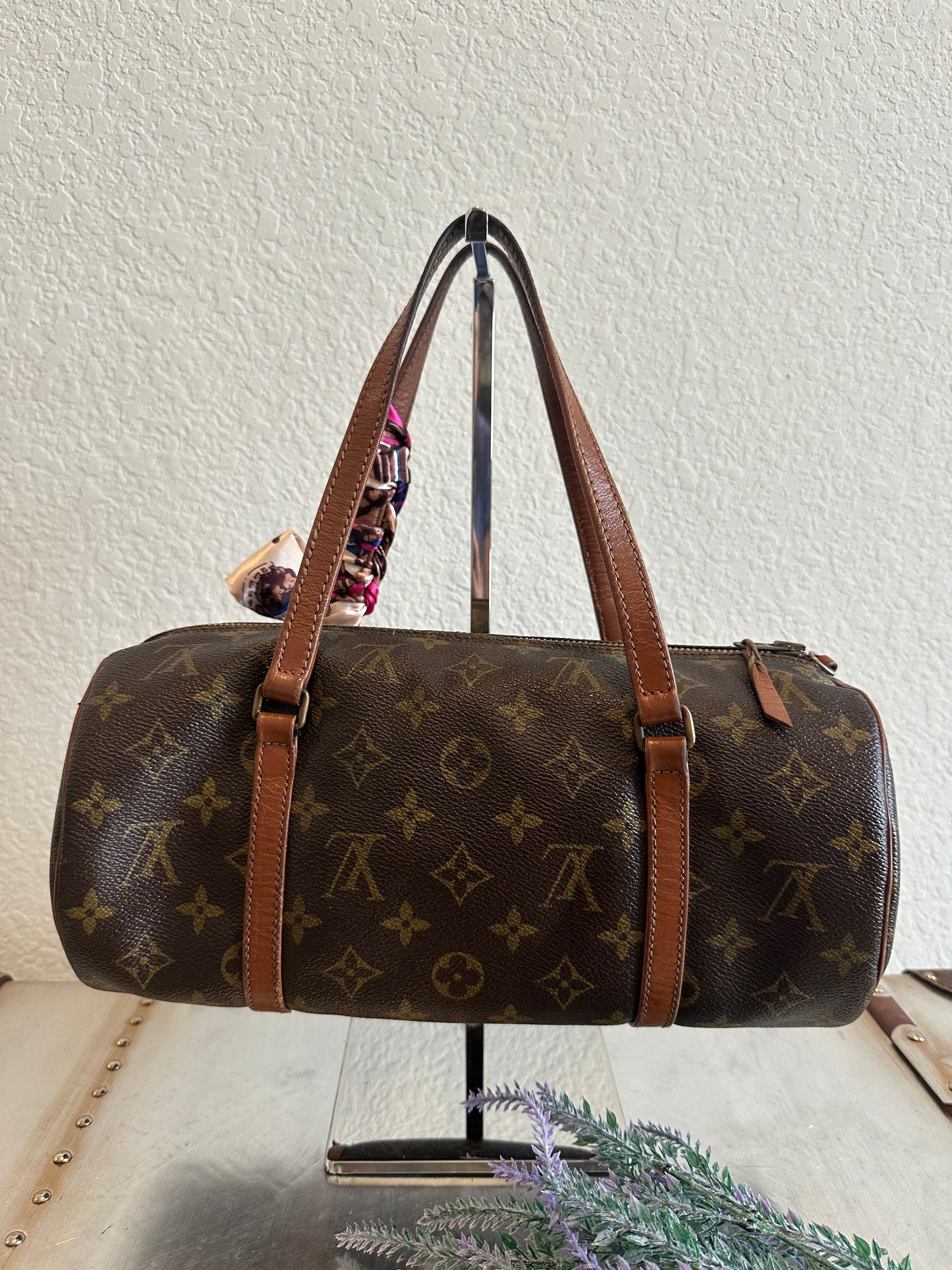 Pre-owned Authentic Louis Vuitton Papillon 26 Monogram Handbag