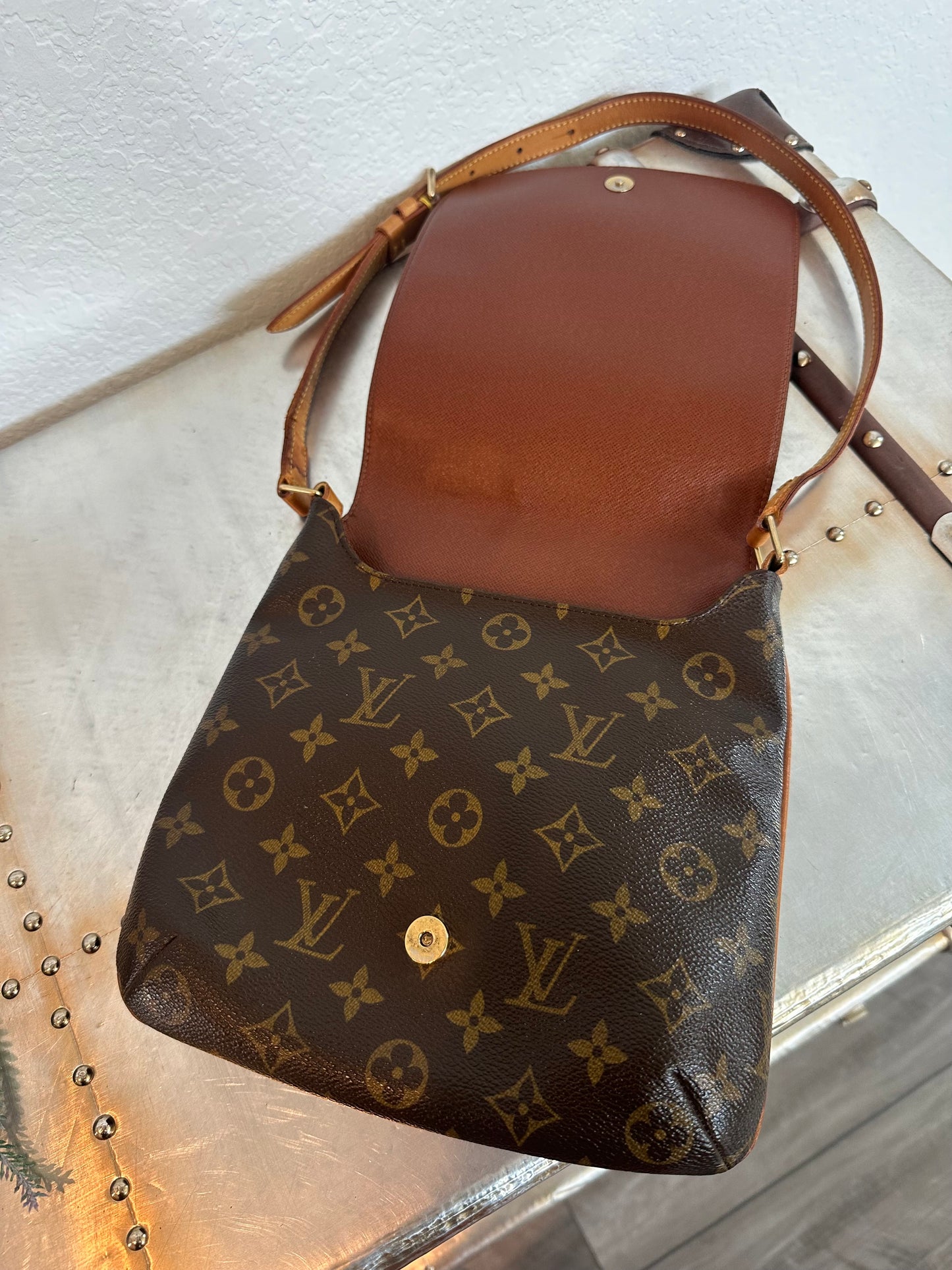 Pre-owned Authentic Louis Vuitton Musette Salsa Short Strap Monogram Shoulder Bag