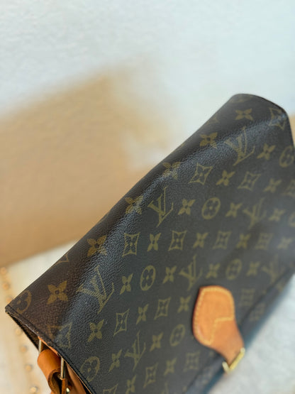 Pre-owned Louis Vuitton Cartouchiere GM Monogram Shoulder / Crossbody Bag