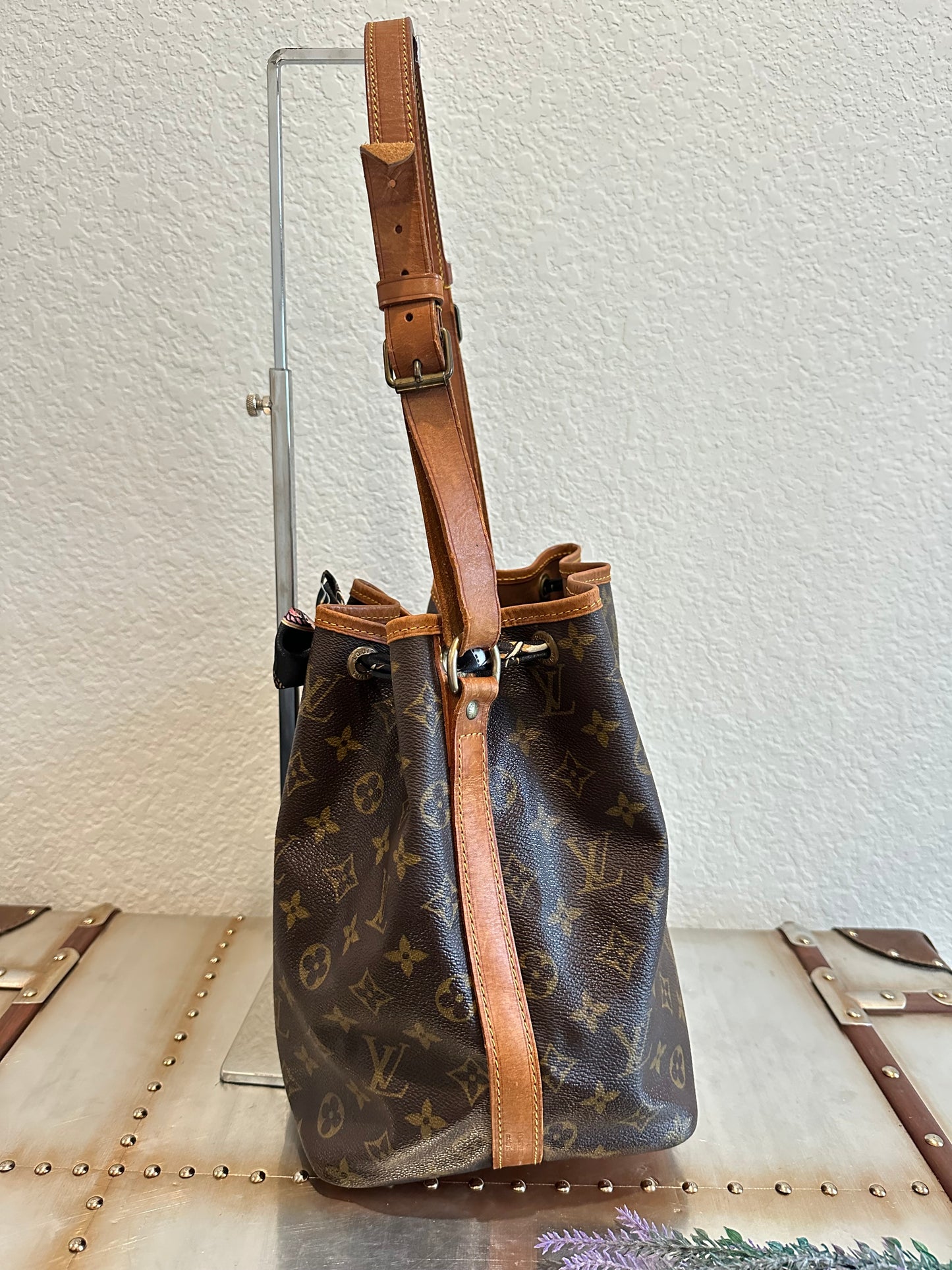 Pre-owned Authentic Louis Vuitton Petite Noe Monogram Shoulder Bag