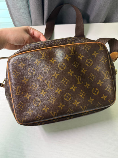 Pre-owned Authentic Louis Vuitton Reporter PM Monogram Shoulder / Crossbody Bag