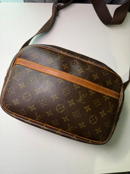 Pre-owned Authentic Louis Vuitton Reporter PM Monogram Shoulder / Crossbody Bag