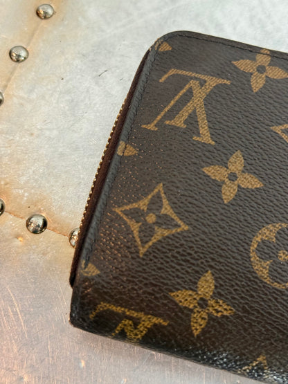 Pre-owned Authentic Louis Vuitton Zippy Monogram Long Wallet
