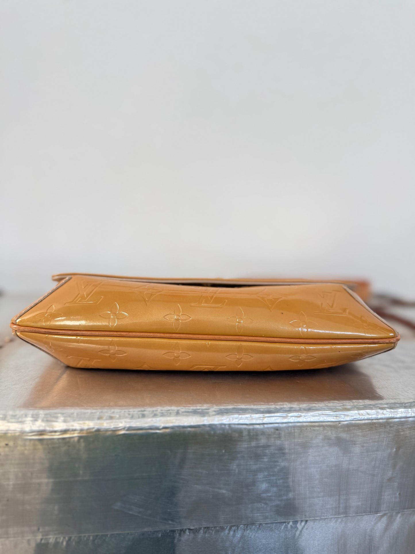 Pre-owned Authentic Louis Vuitton Vernis Thompson Street Shoulder Bag