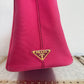 Pre-owned Authentic Prada Canapa Canvas Tote Bag