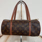 Pre-owned Vintage Authentic Louis Vuitton Papillon 30 Monogram Handbag