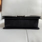 Pre-owned Authentic CHANEL Boy Medium Flap RARE Patent Sequin Shoulder Bag