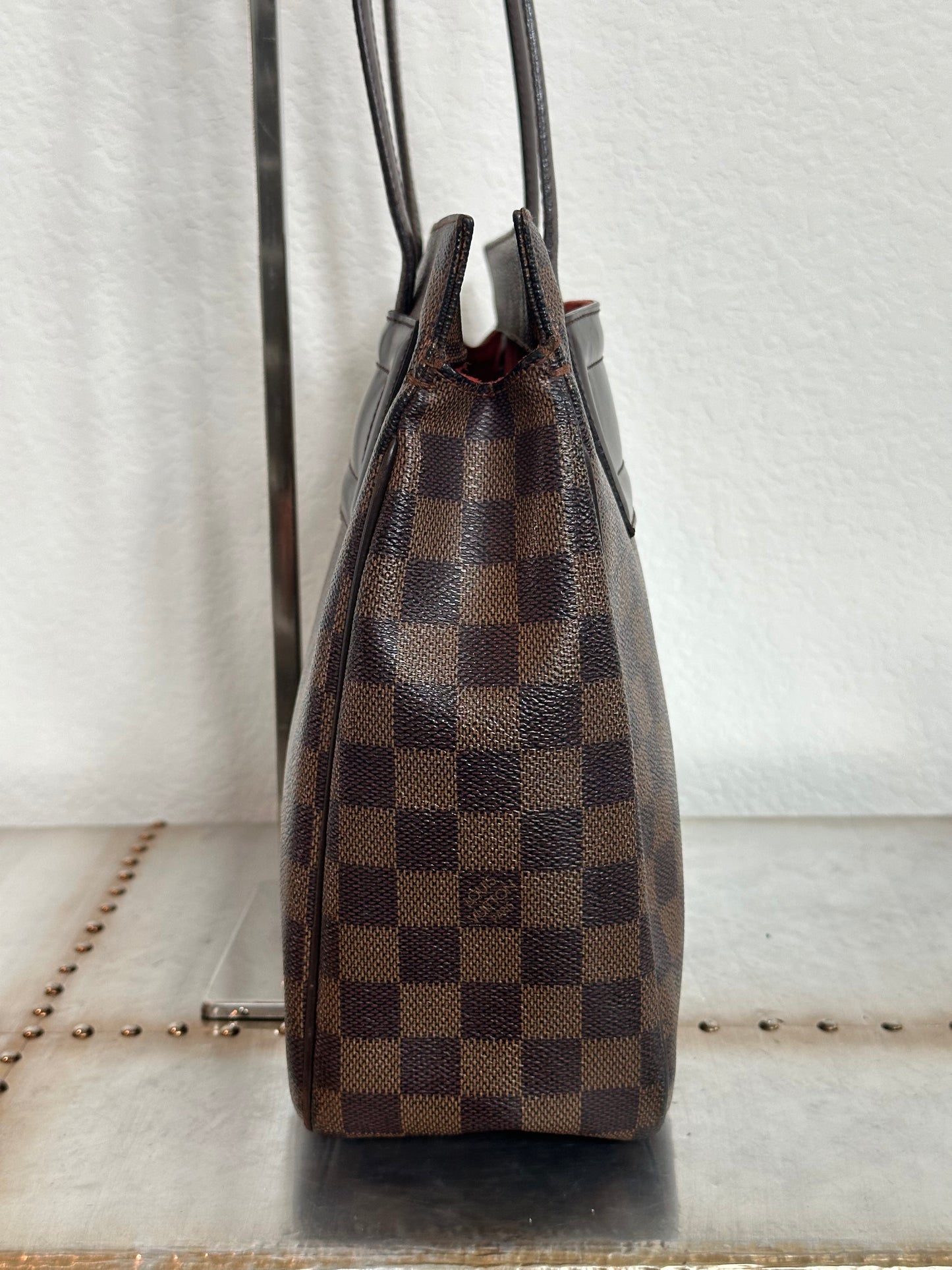 Pre-owned Authentic Louis Vuitton Parioli PM Damier Ebene Tote / Shoulder Bag