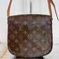 Pre-owned Authentic Louis Vuitton Saint Cloud MM Monogram Shoulder / Crossbody Bag