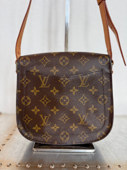Pre-owned Authentic Louis Vuitton Saint Cloud MM Monogram Shoulder / Crossbody Bag