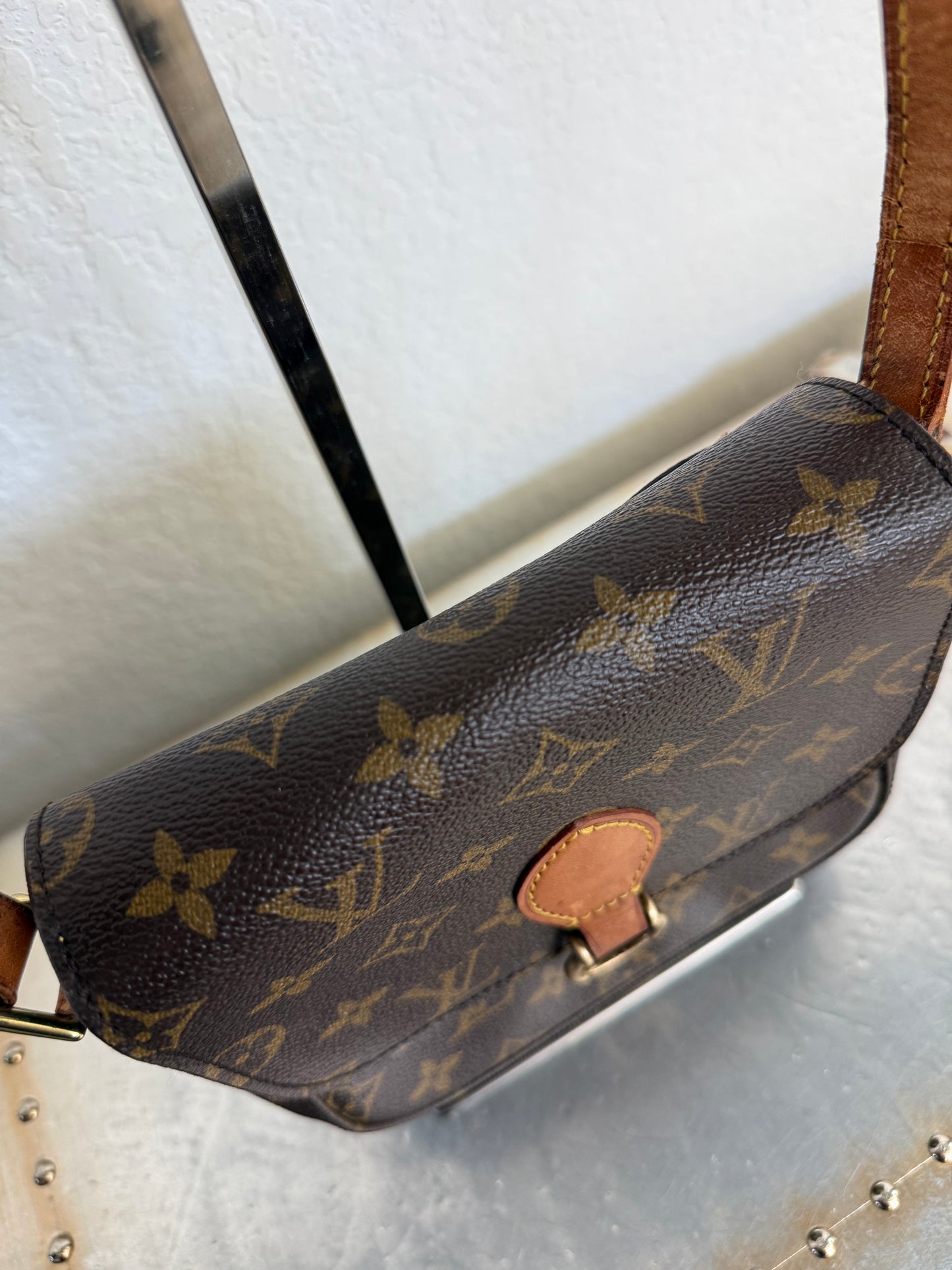 Pre-owned Authentic Louis Vuitton Saint Cloud PM Monogram Shoulder / Crossbody Bag