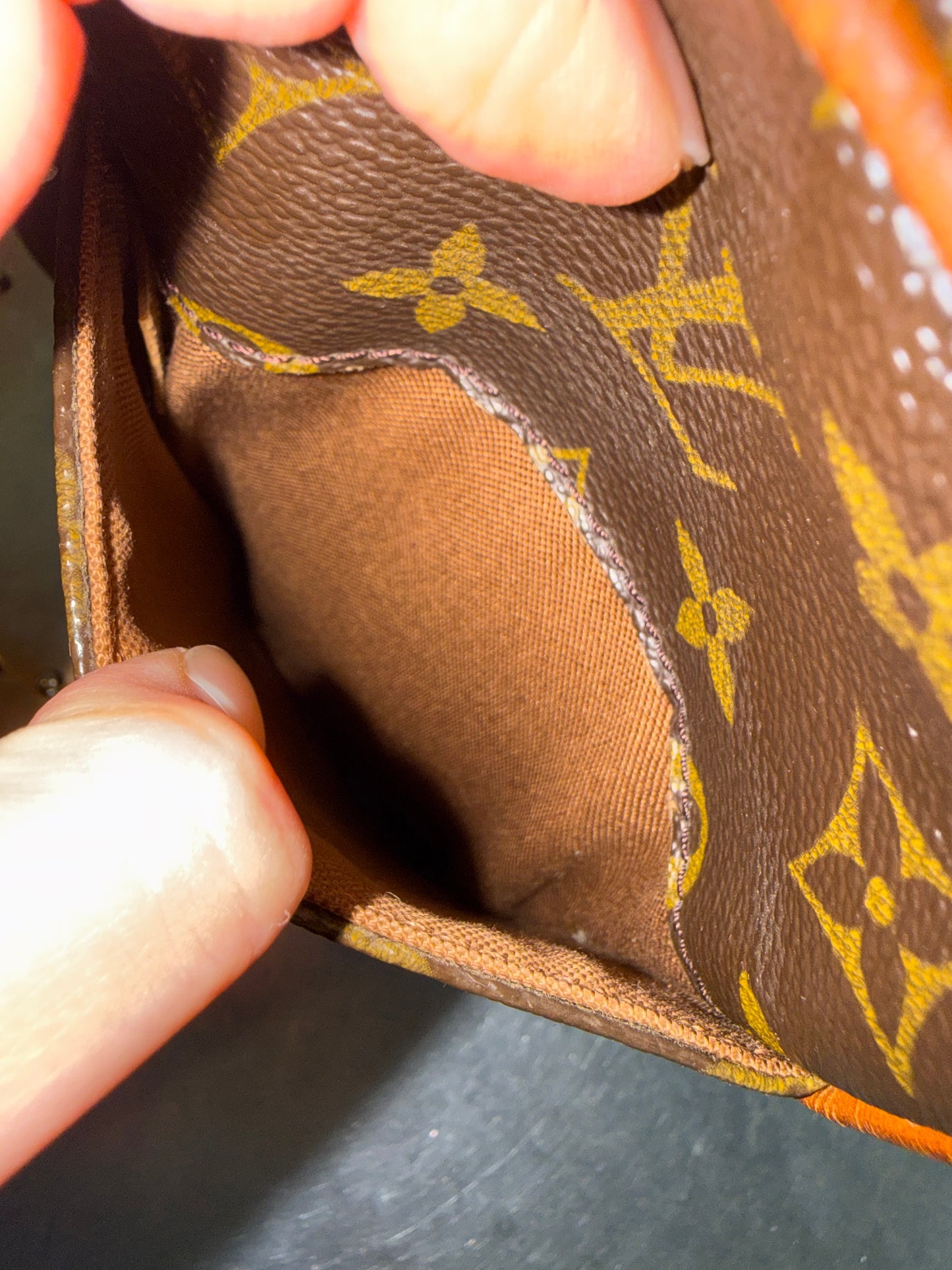 Pre-owned Authentic Louis Vuitton Pochette Gange Monogram Bum Bag