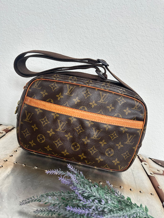 Pre-owned Authentic Louis Vuitton Reporter PM Monogram Shoulder / Crossbody Bag