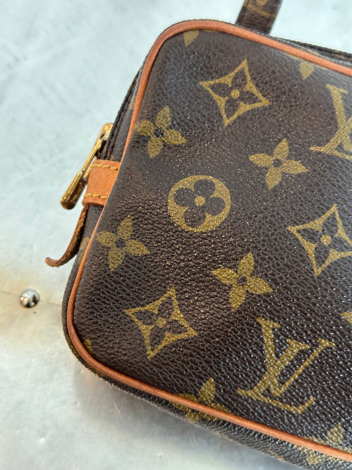 Pre-owned Authentic Louis Vuitton Marly Bandouliere Monogram Crossbody Bag