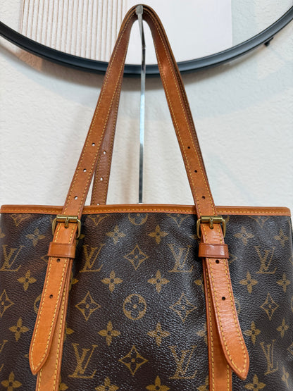 Pre-owned Authentic Louis Vuitton Bucket GM Monogram Shoulder Tote Bag