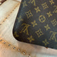 Pre-owned Louis Vuitton Cartouchiere MM Monogram Shoulder / Crossbody Bag