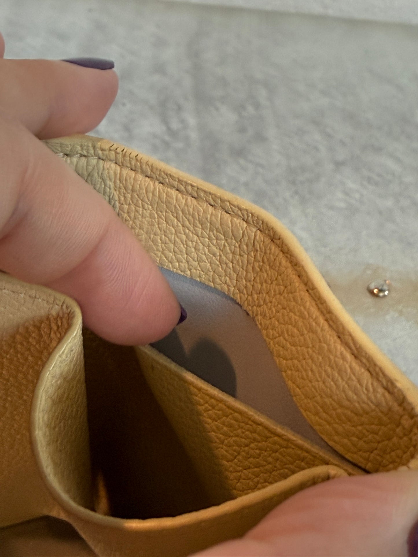 Pre-owned Authentic Louis Vuitton Lockmini Wallet