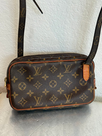 Pre-owned Authentic Louis Vuitton Marly Bandouliere Monogram Crossbody Bag