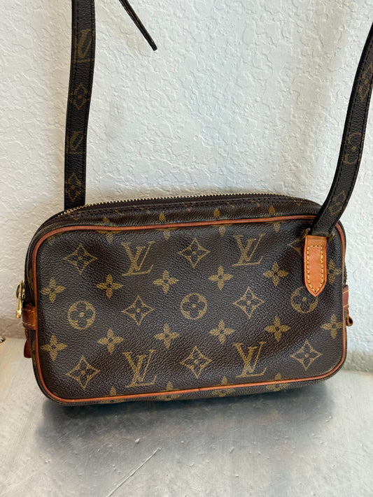 Pre-owned Authentic Louis Vuitton Marly Bandouliere Monogram Crossbody Bag