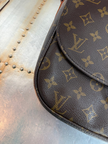Pre-owned Authentic Louis Vuitton Saint Cloud GM Monogram Crossbody Bag