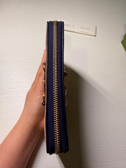 Gucci Horsebit 1955 Zip Around Wallet