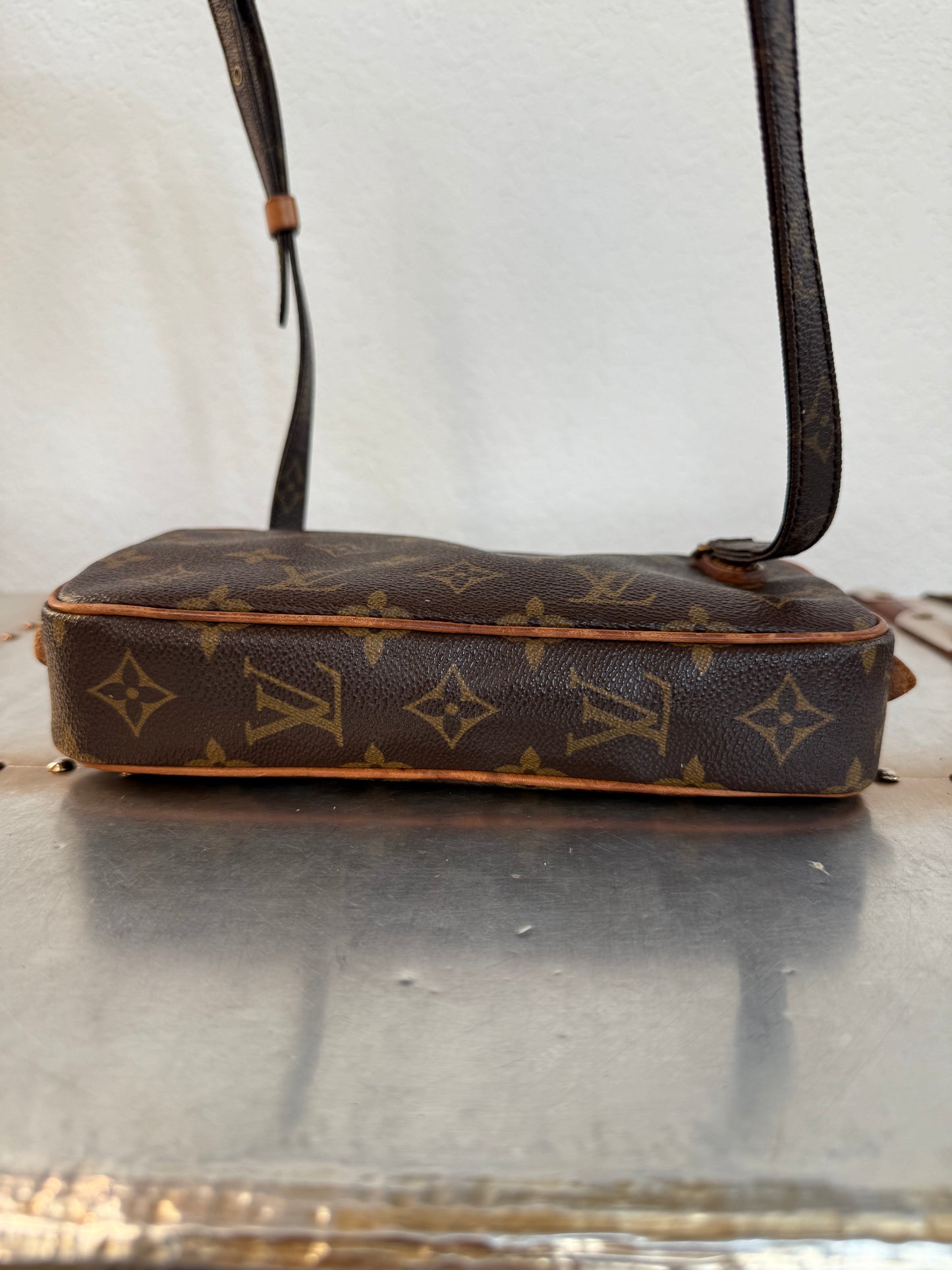 Pre-owned Authentic Louis Vuitton Marly Bandouliere Monogram Crossbody Bag