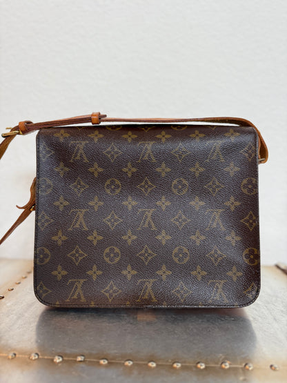 Pre-owned Louis Vuitton Cartouchiere GM Monogram Shoulder / Crossbody Bag