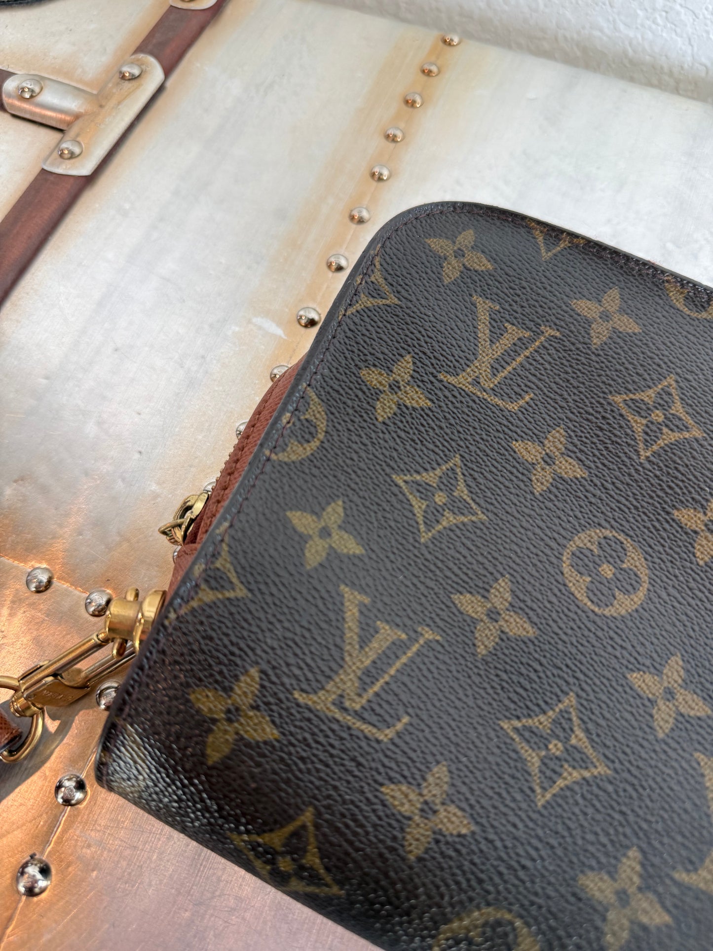 Pre-owned Authentic Louis Vuitton Monogram Orsay Clutch Handbag
