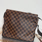 Pre-owned Authentic Louis Vuitton Naviglio Damier Ebene Crossbody Bag