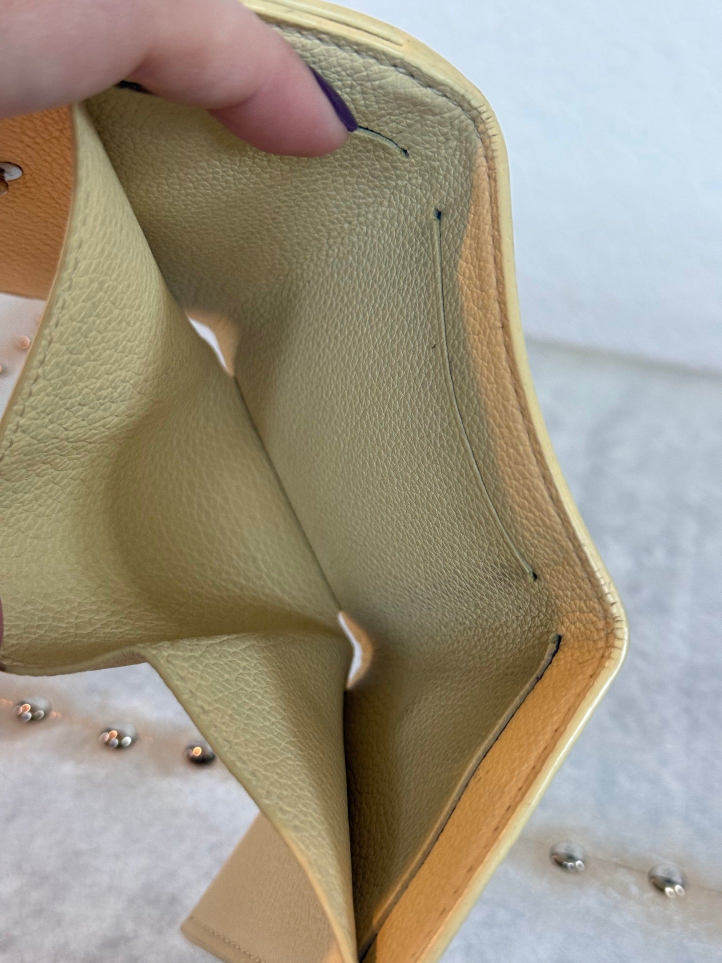 Pre-owned Authentic Louis Vuitton Lockmini Wallet