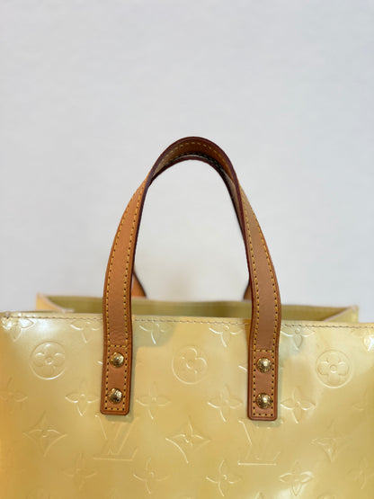 Pre-owned Authentic Louis Vuitton Reade PM Vernis Handbag
