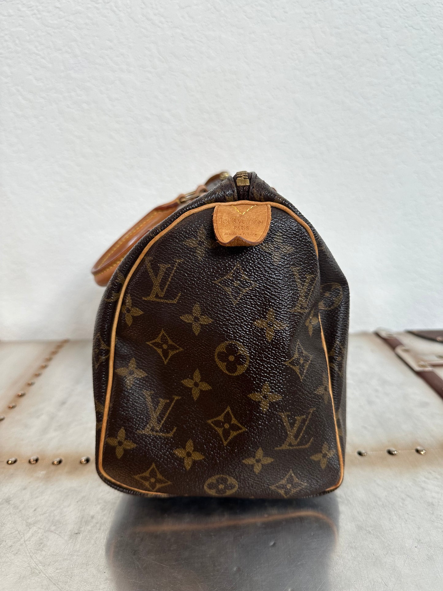 Pre-owned Authentic Louis Vuitton Speedy 25 Monogram Handbag