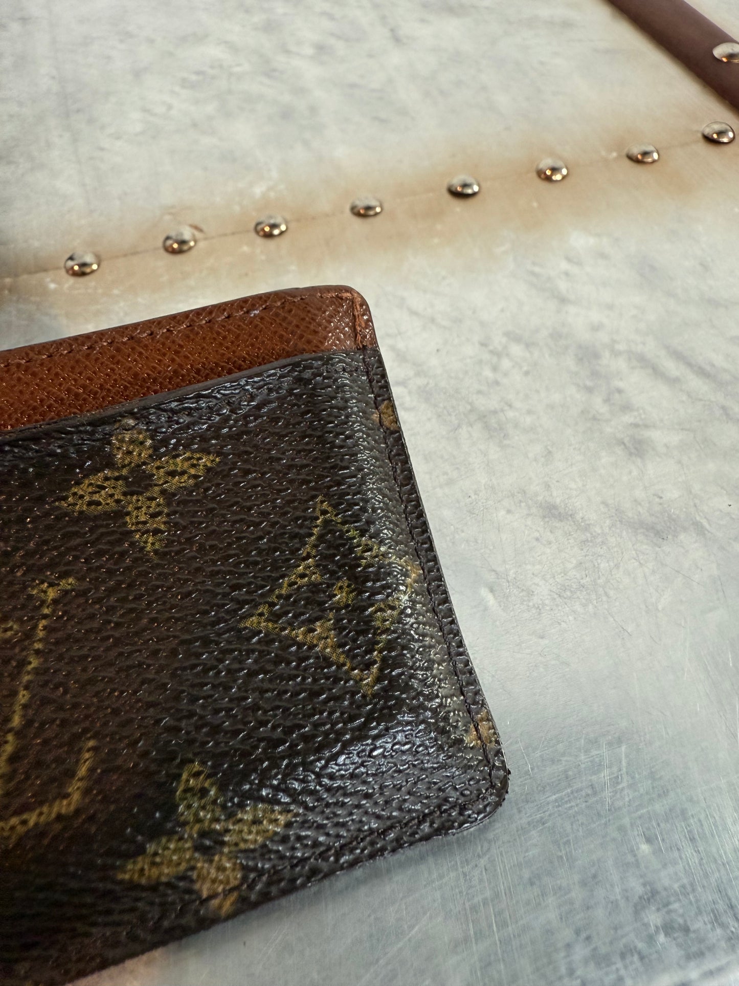 Pre-owned Authentic Louis Vuitton Monogram Card holder / Card Case / Wallet